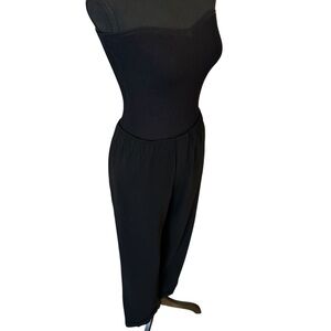 Club Monaco Black Relaxed Cropped Pull On Pants Size 4